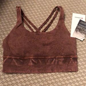 NWT lululemon energy bra long line